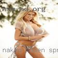 Naked women Spring Creek